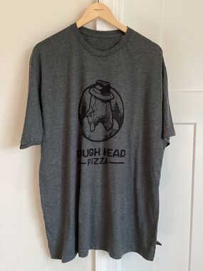 🍕Men’s Dough Head Pizza T-Shirt Philadelphia Restaurant Tee XL